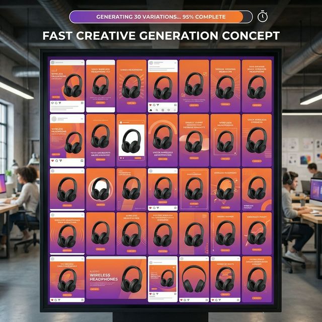 How to Generate 30 Ad Variations from One Product in One Hour