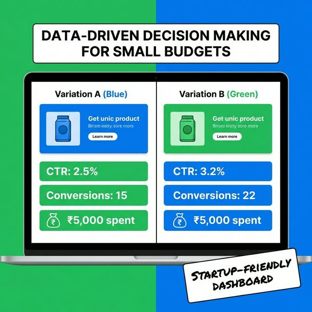 Creative Testing Framework for Small Budgets in India