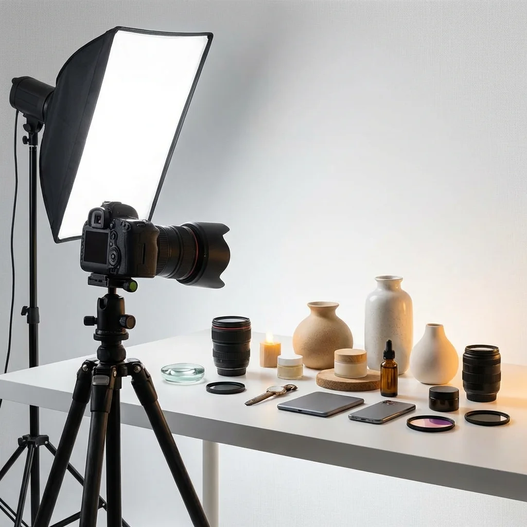 Product photography setup for AI-ready images
