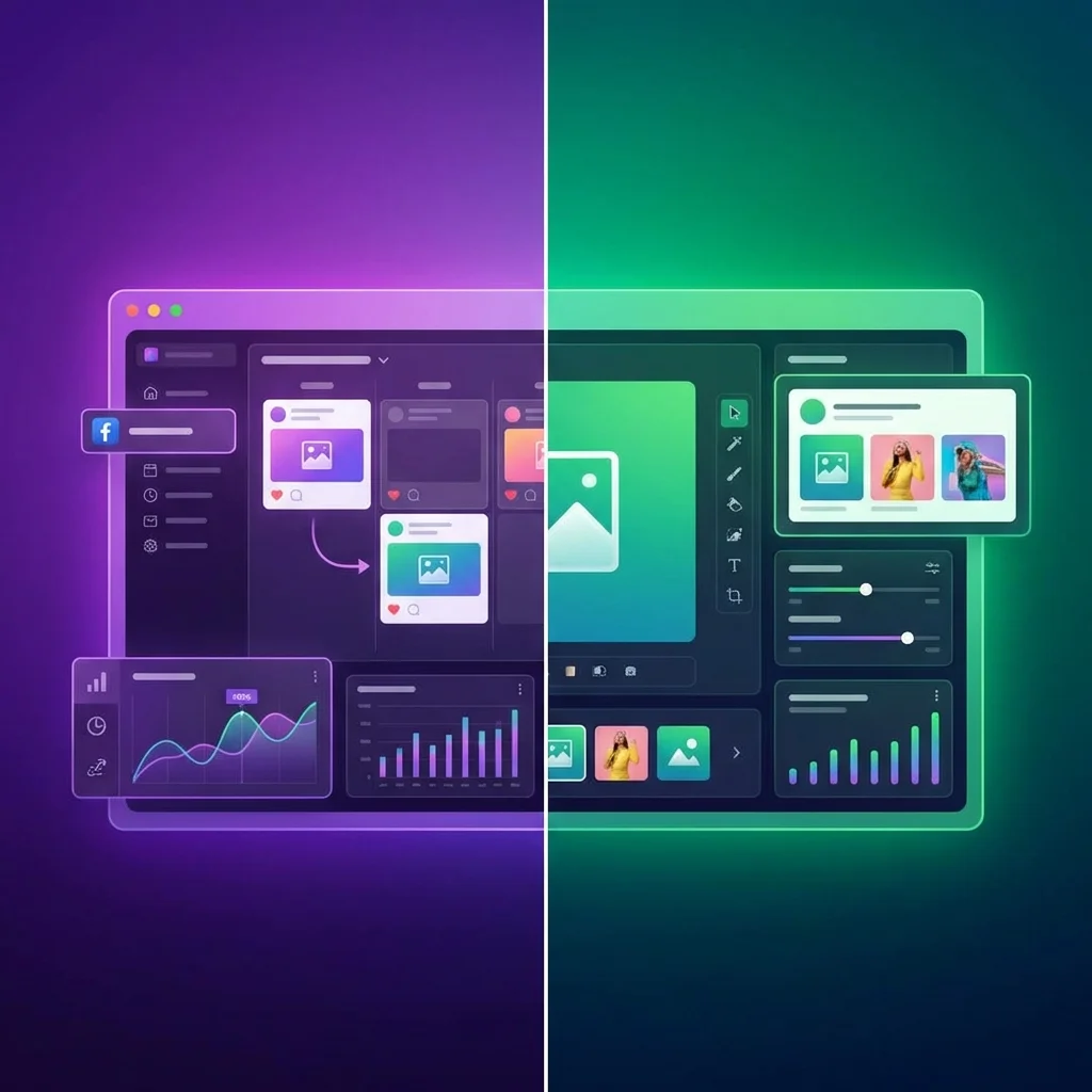 Avocad vs Predis.ai - Social Media Creative Tools Compared