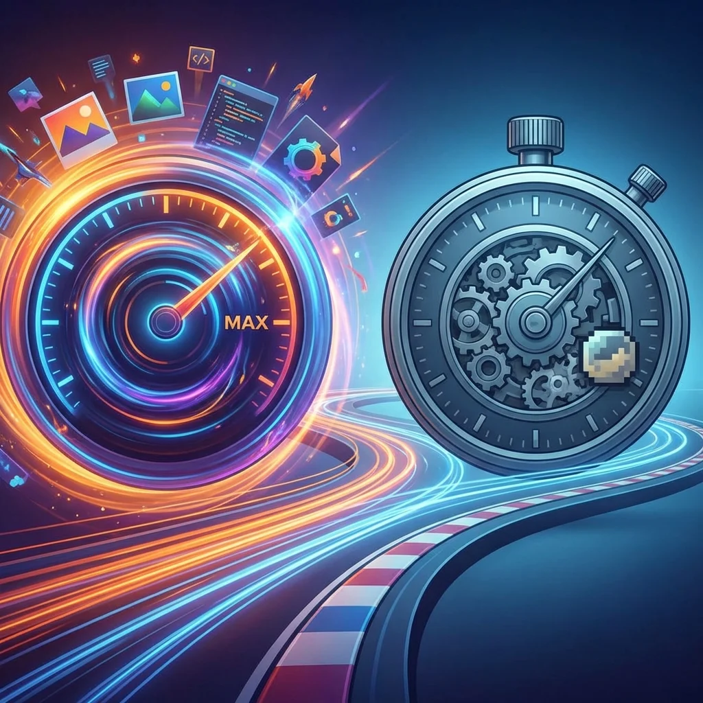 Two approaches to fast ad generation